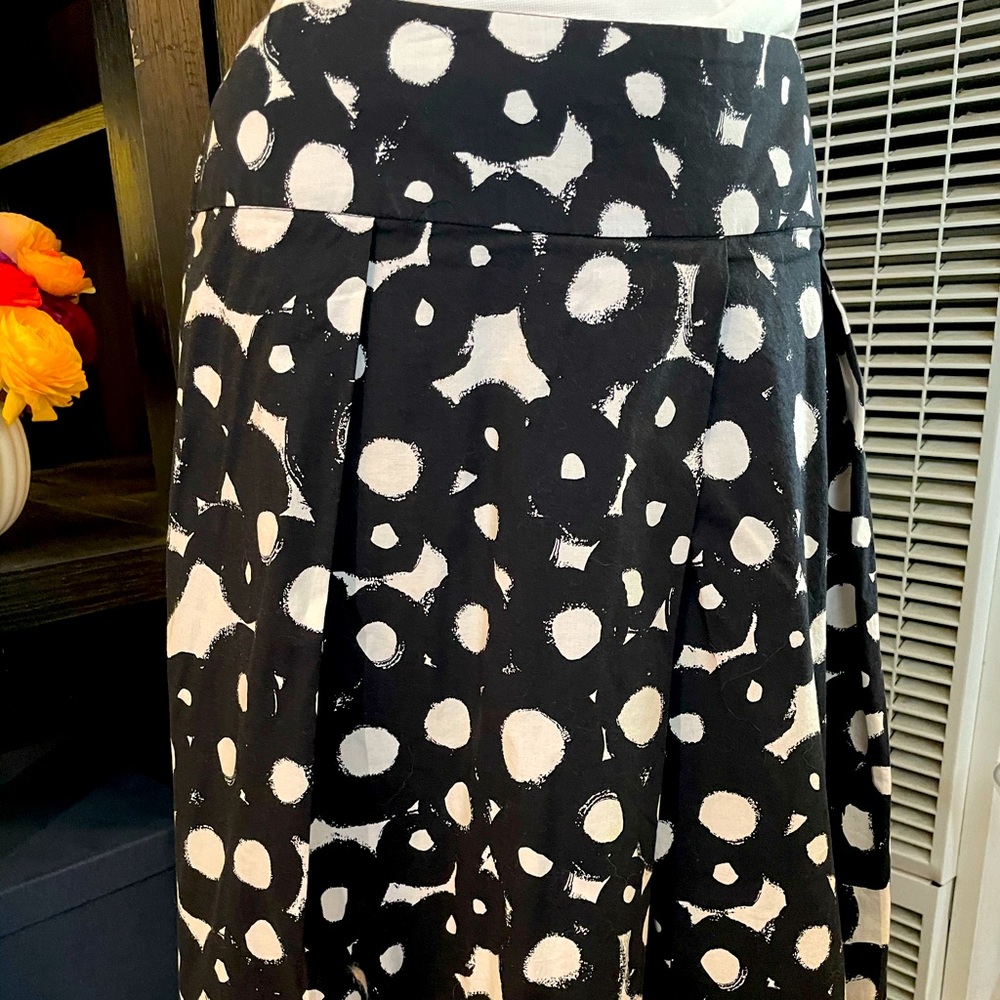 Cotton skirt with geometric design Sz16